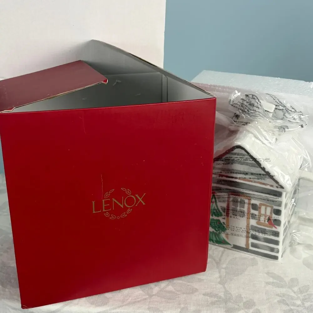 Lenox Balsam Lane Cabin Teapot SKU 893487 Holiday Christmas New in box